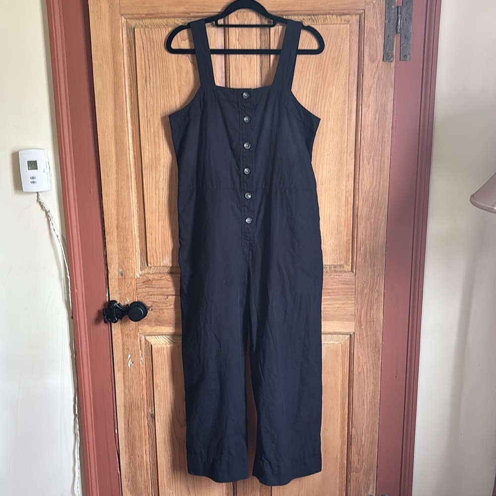 Everlane Picnic Jumpsuit in Black size 4 - Picture 3 of 7